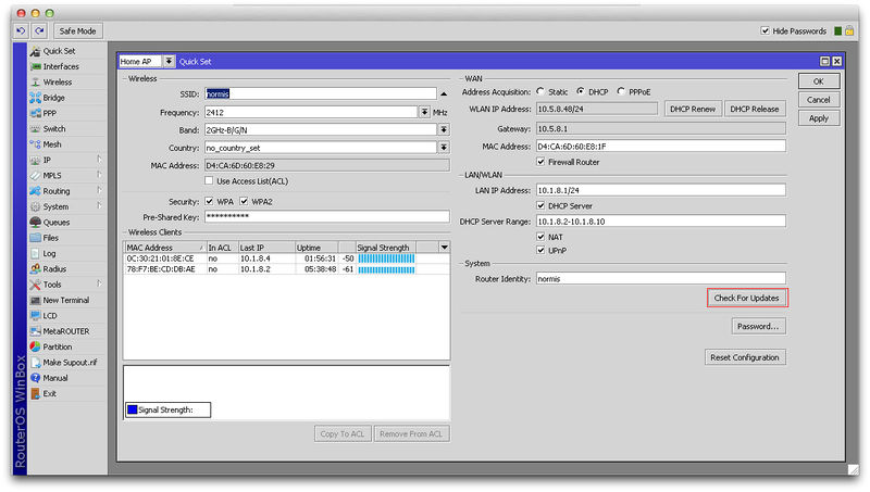 Manual Upgrading RouterOS MikroTik Wiki
