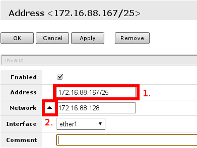 mikrotik default ip