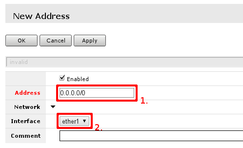 mikrotik router configuration