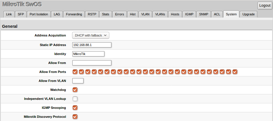 how to enable mac filtering using vlan