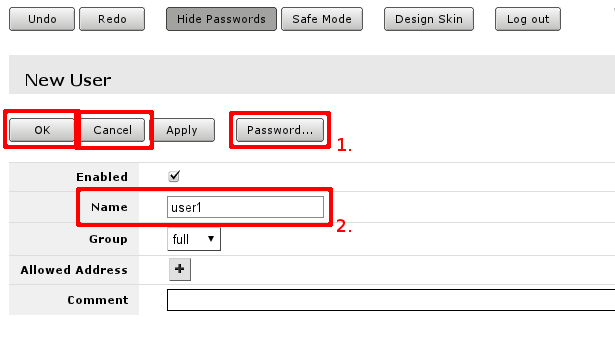 mikrotik routerboard setup