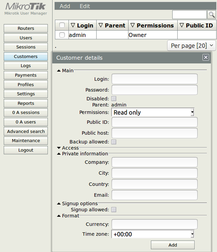 Manual:User Manager - MikroTik Wiki