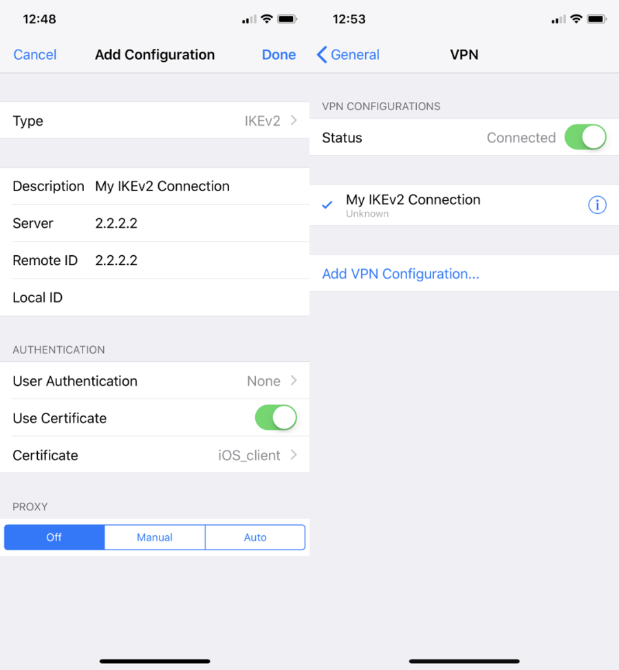 Apple ios mikrotik ipsec настройка vpn